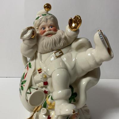 Santa Claus Teapot "Royal" Limited Holly Holiday