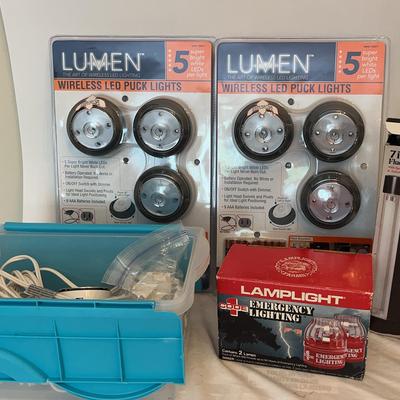 Assortment of Portable Travel Lights