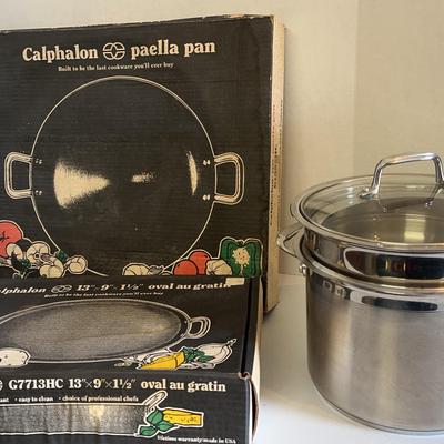 Two New Calphalon Pans & Tramonitina