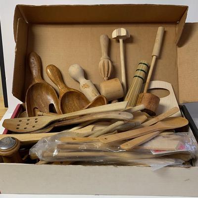 Mystery Collection of Wooden Kitchen Tools