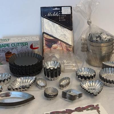 Assortment of Metal Molds & More