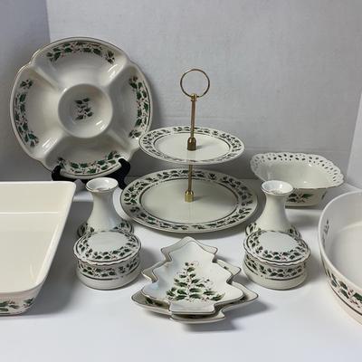Collection of "Royal" Limited Holly Holiday Kitchenware