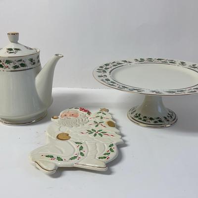 Holly Themed Holiday Kitchen Items