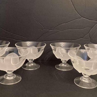 Chrystal D’Arques JG Durand Dessert Bowls