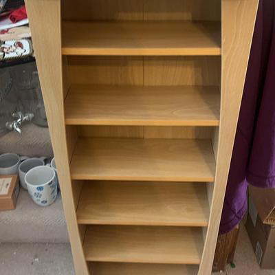 Light-Tone Wooden Bookshelf