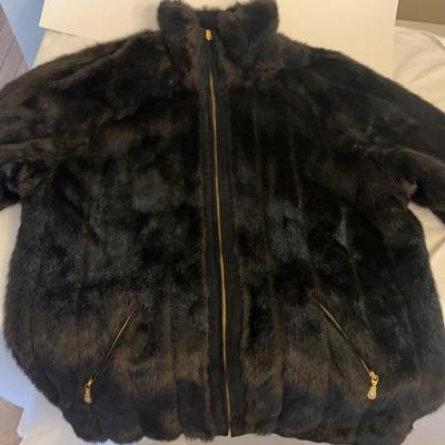 Reversible Faux Fur & Suede Coat