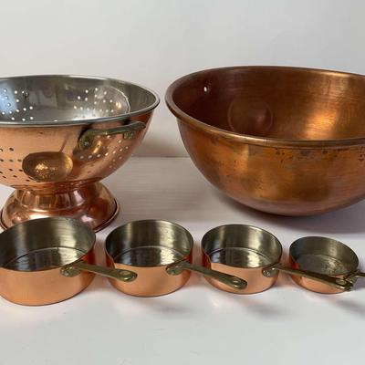 Assorted Copper Kitchen Items