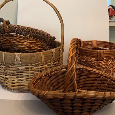 Assortment of Woven Baskets