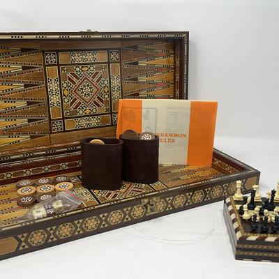 Backgammon  And Chess Game Boards