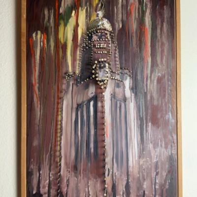 Acosta ‘Capitol’ Mixed Media Visual Art
