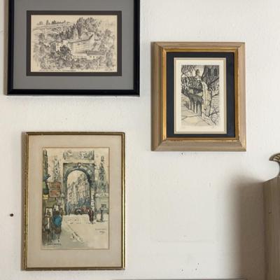 Architecture Collection Signed Prints And Etchings