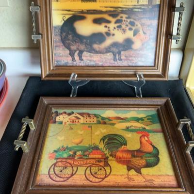 Vintage Wysocki Trays