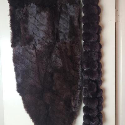 Vintage Stowl/Shaw Wrap and Pom Pom Neck Scraf 