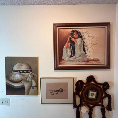 Native American Themed Paintings, First Eye Of God