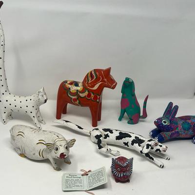 Animal Wood Carvings From Mexico