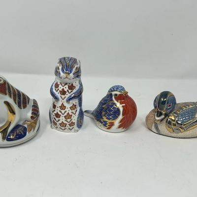 Royal Crown Derby Ceramic Figurines And More