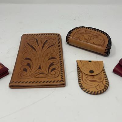 Leather Wallet And Coin Purses