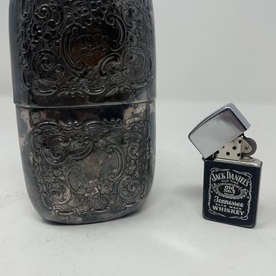 1901 Flask And Vintage Jack Daniel’s Lighter