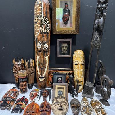 African Tribal Figures Ancestrial Spiritual Cerimonial Collection 
