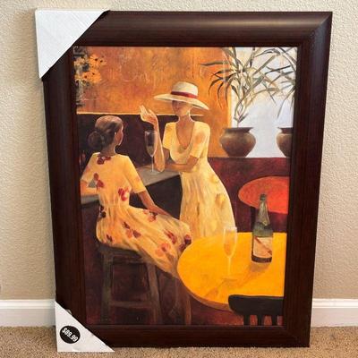 Lot #131 - Miguel Dominguez Lithograph “Ladies Chatting”