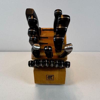Lot #58 - Knife Set with Block