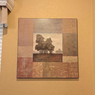 Lot #102 - Roman Tree Print on Board