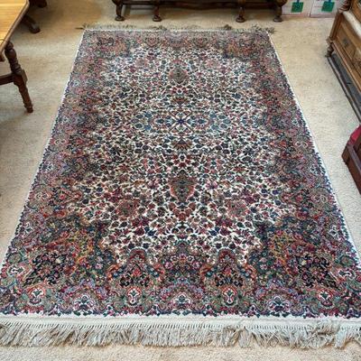Lot #28 - Karastan Floral Kirman Area Rug