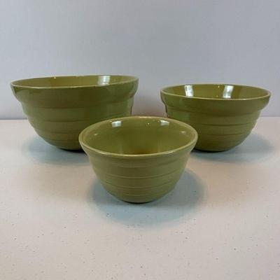 Lot #38 - Sonoma Home - Set of 3 Mixing Bowls
