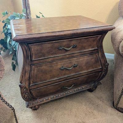 Lot #95 - 3-Drawer Side Table or Nightstand