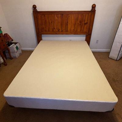 Lot #184 - PotteryBarn Full Size Bed Frame With Boxspring