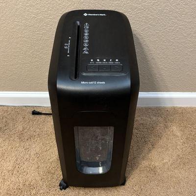 Lot #136 - Member's Mark Micro Cut Shredder