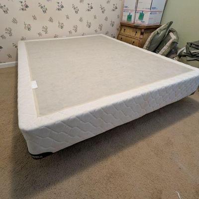 Lot #147 - Queen Box Spring and Metal Frame