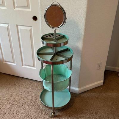 Lot #178 - Pottery Barn Teen Rolling Makeup Cart