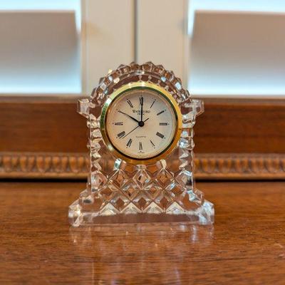 Lot #122 - Waterford Mini Crystal Clock