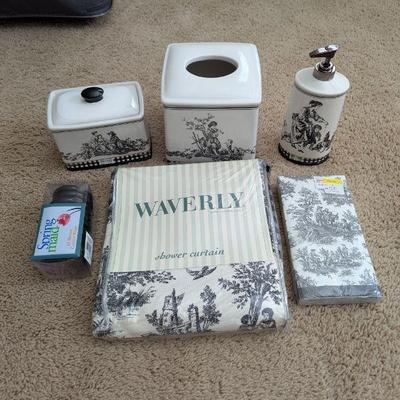 Lot #213 - Waverly Country Life Bathroom Accessories
