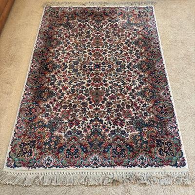 Lot #13 - Karastan Floral Kirman Area Rug