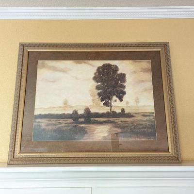 Lot #103 - Patrick Vincent Berry Framed Landscape Print