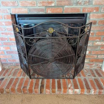 Lot #108 - Wrought Iron Fireplace Screen