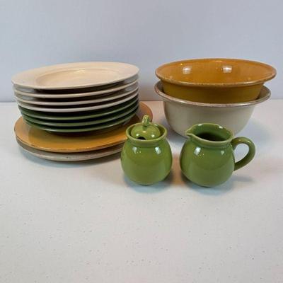 Lot #54 - Chantal and Pier 1 Dinnerware Set