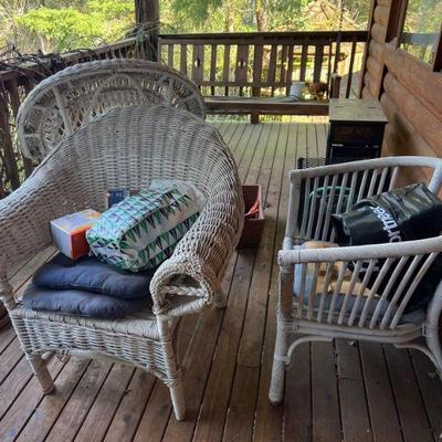 Wicker furniture 
