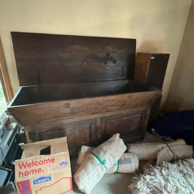 Wooden chest