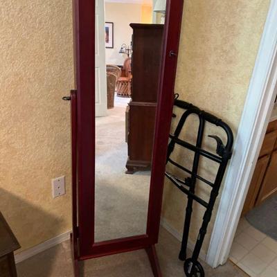 Standing full length mirror