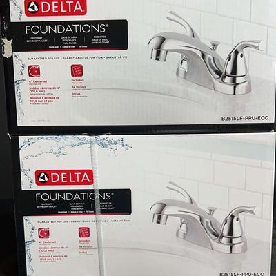 NEW IN BOX DELTA Foundations Bathroom Faucets 