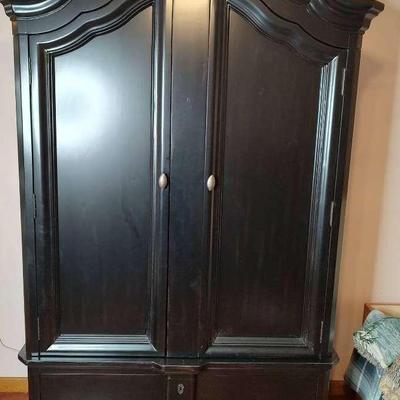 Large Armoire 3 Drawers 9 Section With Electrical Outlet