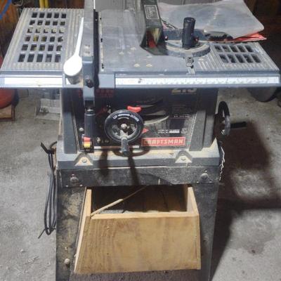 Craftsman 10" Table Saw With Metal Stand
