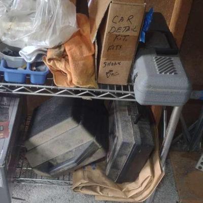 Small Shelf Of Tools And Hardware