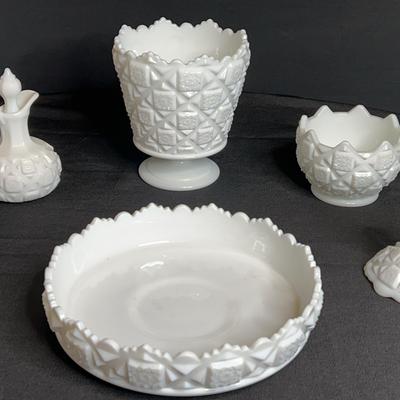 Antique WESTMORELAND Milk glass Collectibles