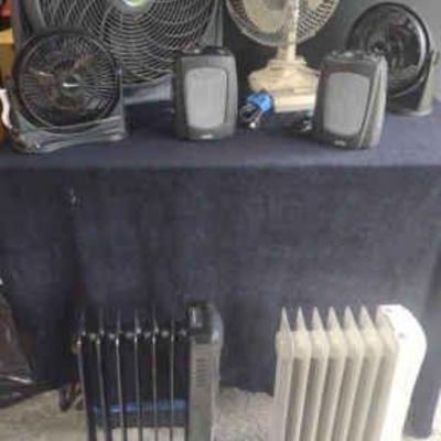 Fans and heaters