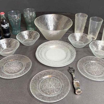 Coca cola collectible dishes