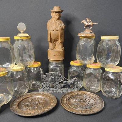Funky jars with lids